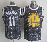 Golden State Warriors #11 Klay Thompson Black City Luminous Stitched Jersey,baseball caps,new era cap wholesale,wholesale hats